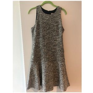 Tweed fit and flare dress